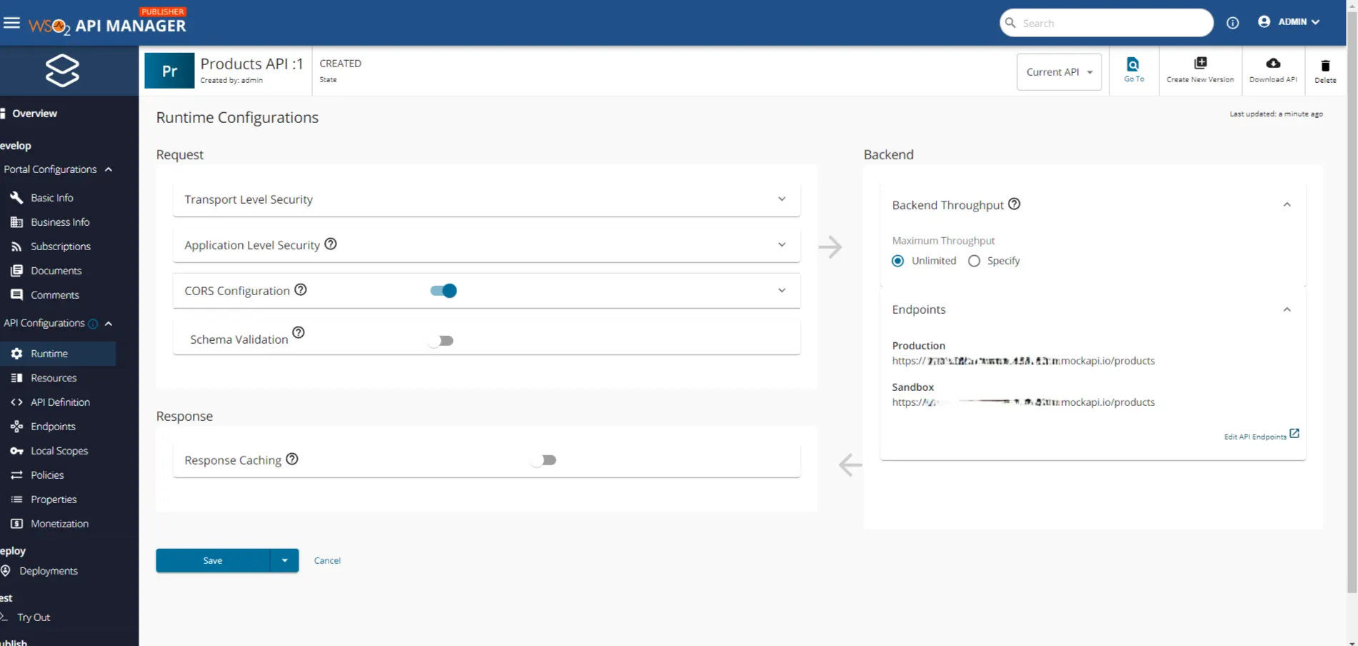 Enable CORS Configuration
