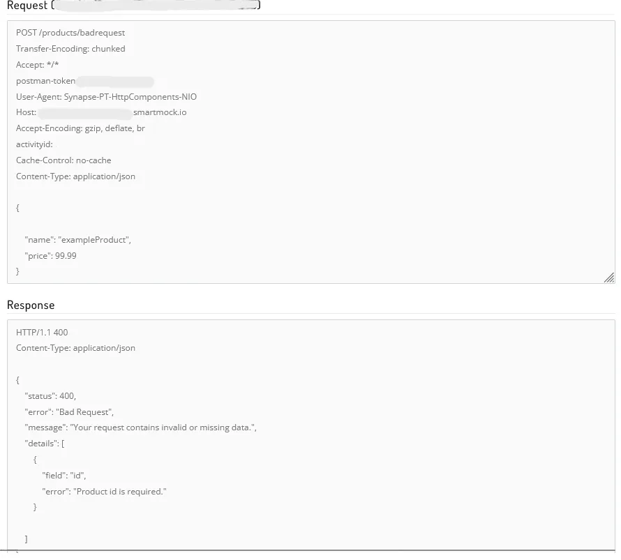 Bad Request and Response